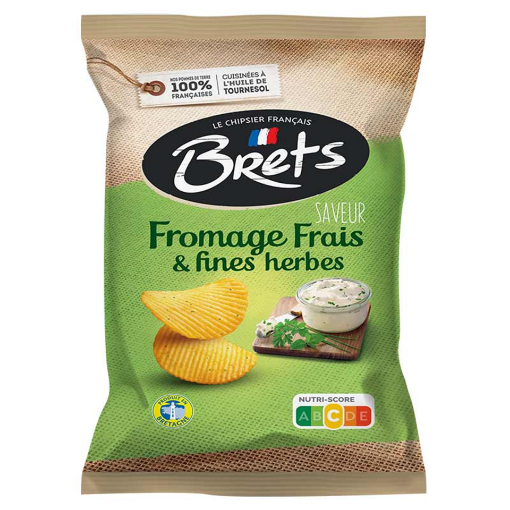 Picture of BRETS CHIPS FROMAGE FINE HERB 125G