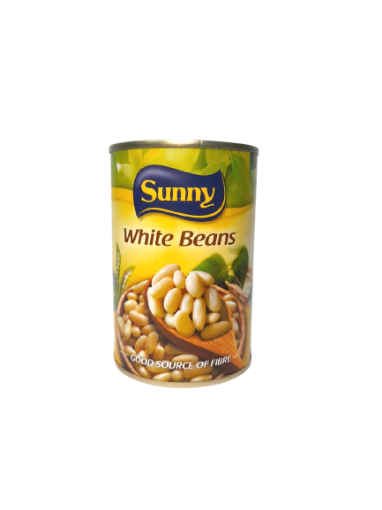 Picture of SUNNY WHITE BEANS 425G