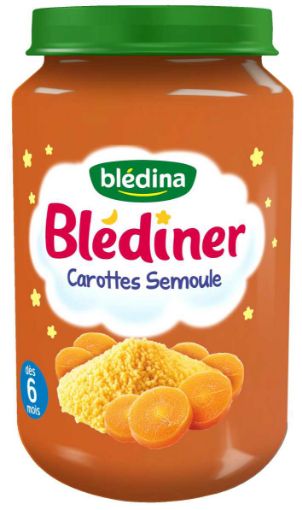 Picture of BLEDINA BLEDINER CAROTTES SEMOULE 200G