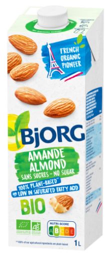 Picture of BJORG BV LAIT AMANDE SANS SUCRE 1L