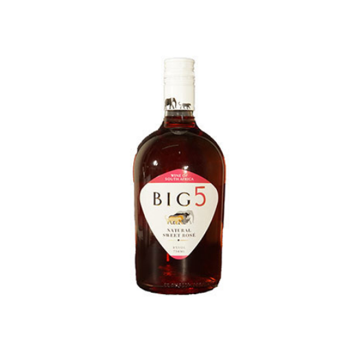 Picture of BIG 5 NATURAL SWEET ROSE WINE 750ML