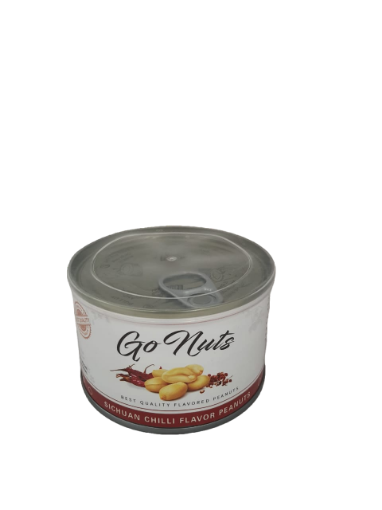 Picture of GO NUTS CANNED PEANUTS SPICY 125G