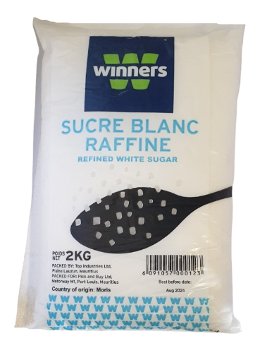 Picture of WINNERS SUCRE BLANC RAFFINE 2KG