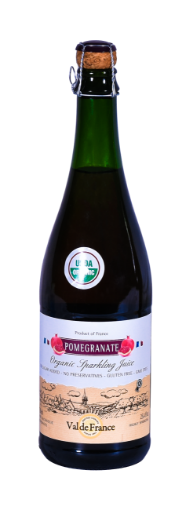 Picture of VAL DE FRANCE ORGANIC SPARKLING JUICE POMEGRANATE 750ML