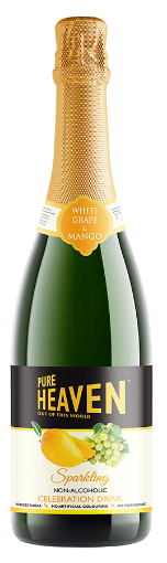 Picture of PURE HEAVEN SPARKLING WHITE GRAPE MANGO 750ML