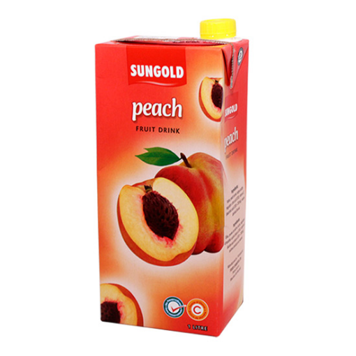 Picture of SUNGOLD FRUIT DRINK BRIK PEACH 1LT