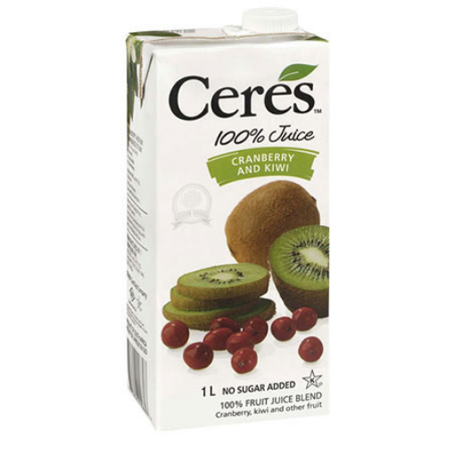 Picture of CERES CRANBERRY KIWI 1L