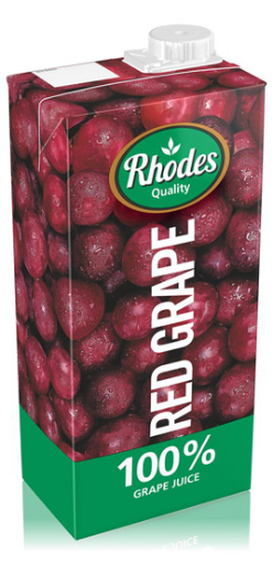 Picture of RHODES JUICE 100% RED GRAPE 1LT