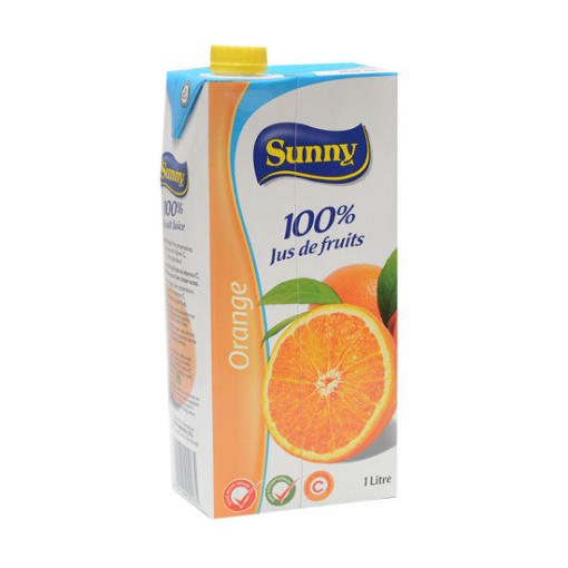 Picture of SUNNY 100% FRUIT JUICE BRIK ORNAGE 1LT