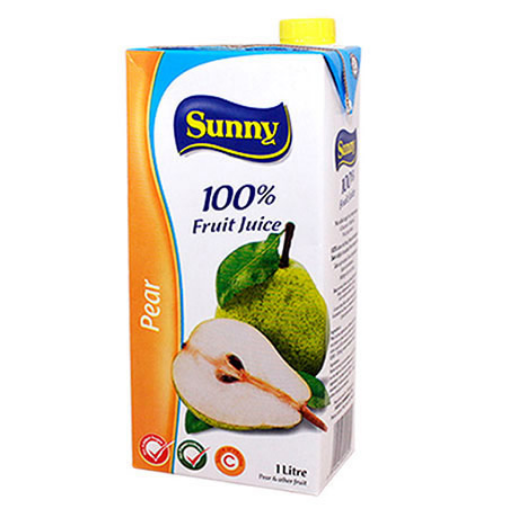 Picture of SUNNY 100% FRUIT JUICE BRIK PEAR 1LT