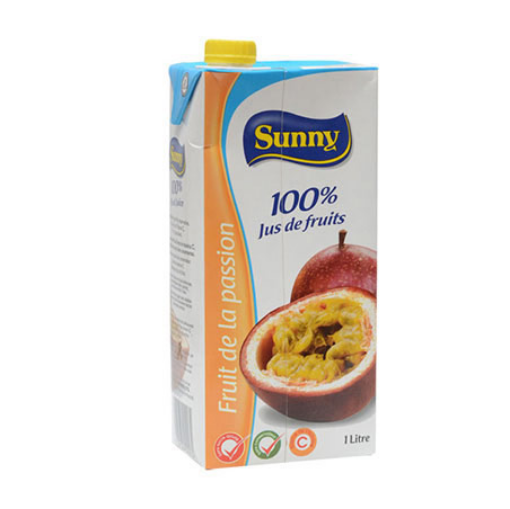 Picture of SUNNY 100% FRUIT JUICE BRIK PASSION 1LT