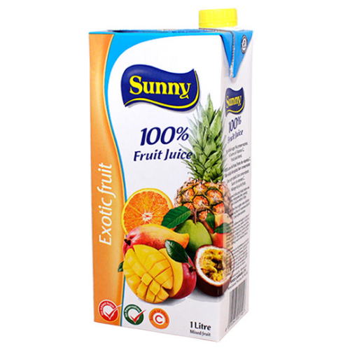 Picture of SUNNY 100% FRUIT JUICE BRIK EXOTIC 1LT