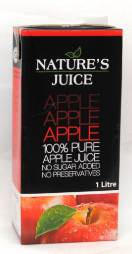 Picture of NATURES JUICE APPLE 1LT