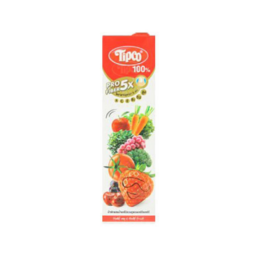 Picture of TIPCO JUICE 100% PROFIBER MIXED VEGETABLE AND CHERRYBERRY 1LT