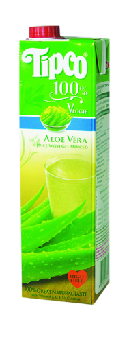 Picture of TIPCO JUICE 100% WELLNESS ALOE VERA AND WHITE GRAPE 1LT