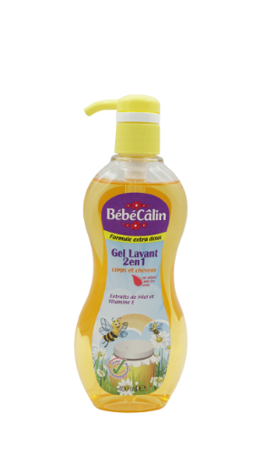 Picture of BEBECALIN GEL LAVANT AUX EXTRAITS DE MIEL CORPS ET CHEVEUX AVEC POMPE 400ML