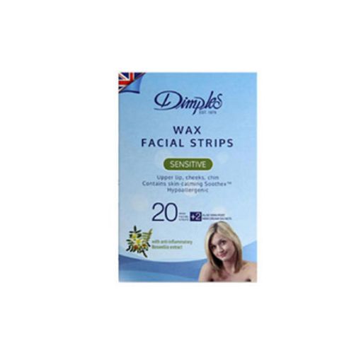 Picture of DIMPLES DEPILATORY WAX FACIAL STRIPS