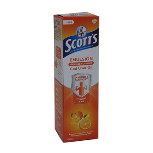 Picture of SCOTTS EMULSION ORANGE 200 ML