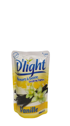 Picture of DLIGHT DRINKING YOGHURT VANILLA 200G