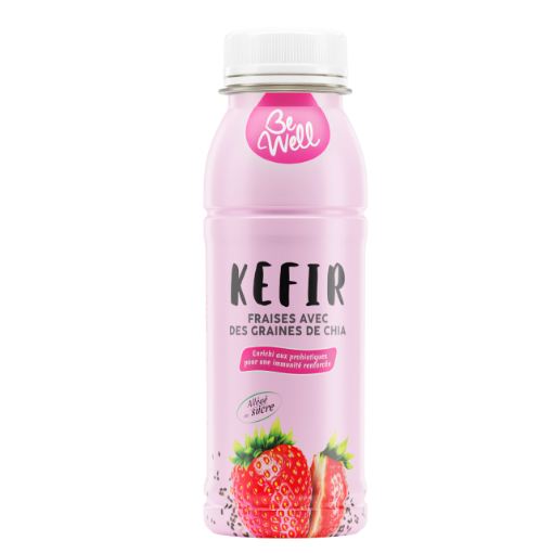 Picture of KEFIR BE WELL STRAWBERRY 250ML