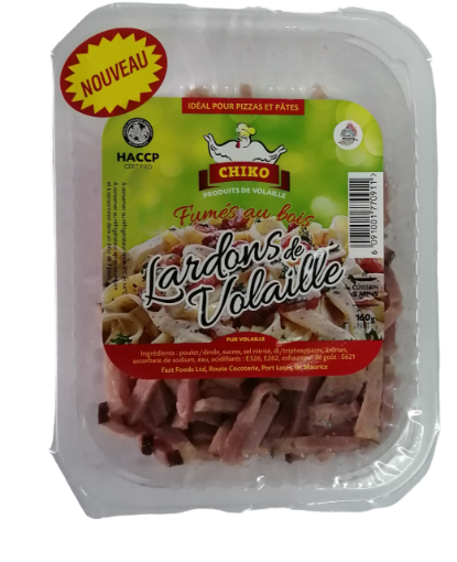 Picture of CHIKO LARDONS VOLAILLE FUME TRANCHE 160G