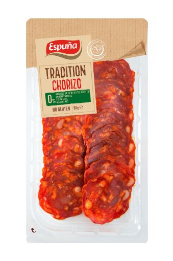 Picture of ESPUNA TRADITION CHORIZO TRANCHE 80G