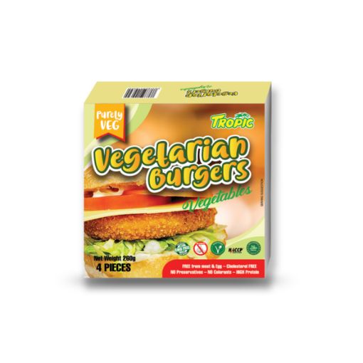 Picture of TROPIC VEGETABLE BURGER X4 VEG 200G