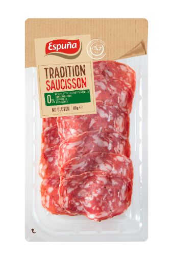 Picture of ESPUNA SAUCISSON TRADITION TRANCHE 80G