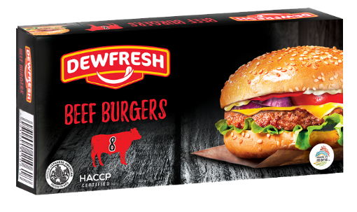 Picture of DEWFRESH BEEF BURG BOX8S 400G