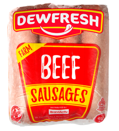 Picture of DEWFRESH BEEF SAUSAGES 450G