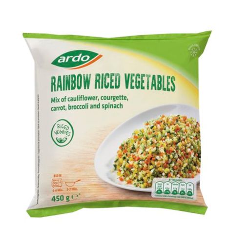 Picture of ARDO RAINBOW RICED VEGETABLE 450G