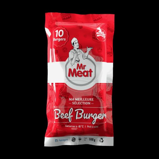 Picture of MR MEAT BEEF BURGERS X10 500G