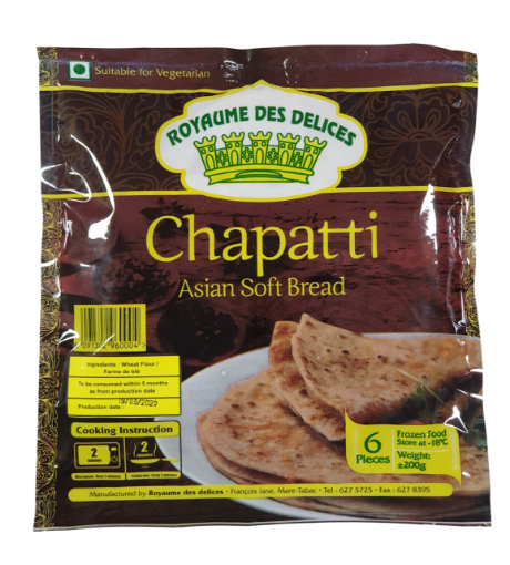 Picture of ROYAUME DES DELICES CHAPATTI X 6 300G