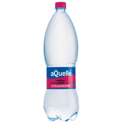 Picture of AQUELLE FLAVOURED SPARKLING WATER STRAWBERRY 1.5LT