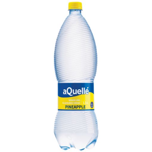 Picture of AQUELLE FLAVOURED SPARKLING WATER PINEAPPLE 1.5LT