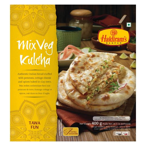 Picture of HALDIRAM'S MIX VEG KULCHA 400G