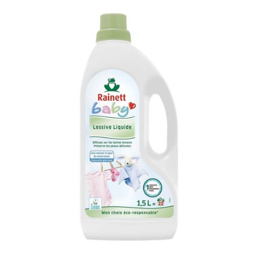 Picture of RAINETT BABY LESSIVE LIQUIDE ECOLABEL CAMOMILLE BOUTEILLE 22 LAVAGES 5LT