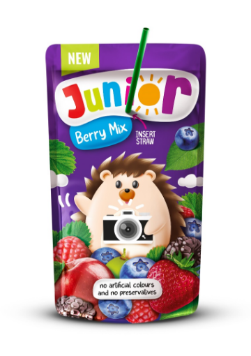 Picture of JUNIOR BERRY MIX 200ML POUCH