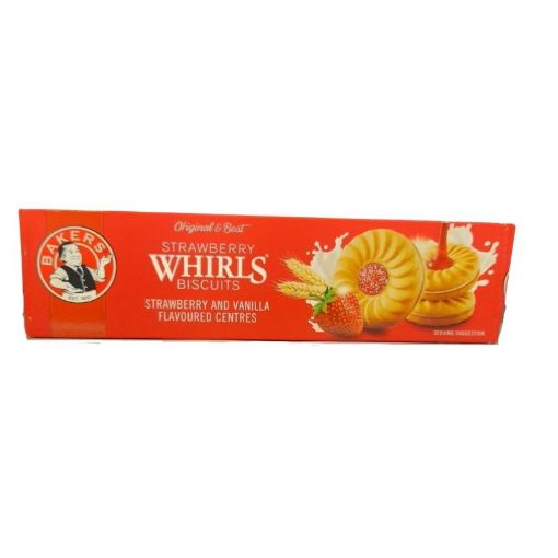 Picture of BAKERS STRAWBERRY WHIRLS 200G