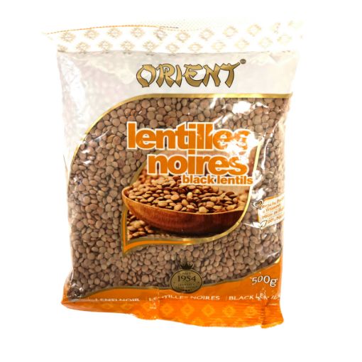 Picture of ORIENT LENTILLES NOIRES 500 GMS