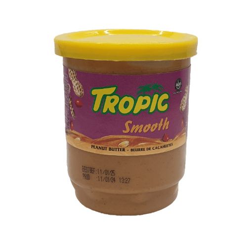 Picture of TROPIC SMOOTH PEANUT BUTTER IN PLASTIC JAR 250G