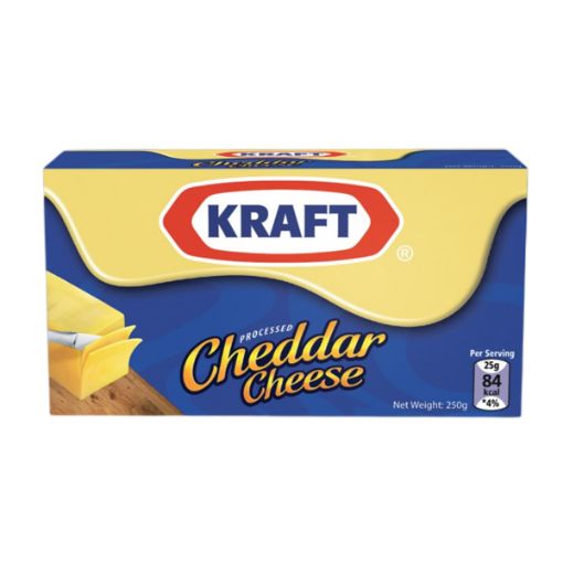 Picture of KRAFT CHEDDAR CHEESE 250G