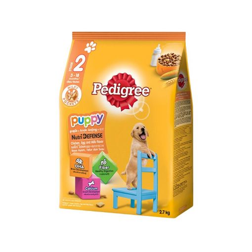 Picture of PEDIGREE PUPPY CHICKEN EGG MILK FLAVOR 2 7KG