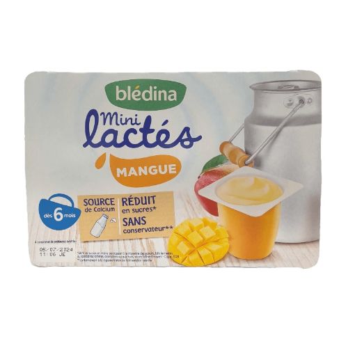 Picture of BLEDINA MINI LACTES MANGUE X6 55G