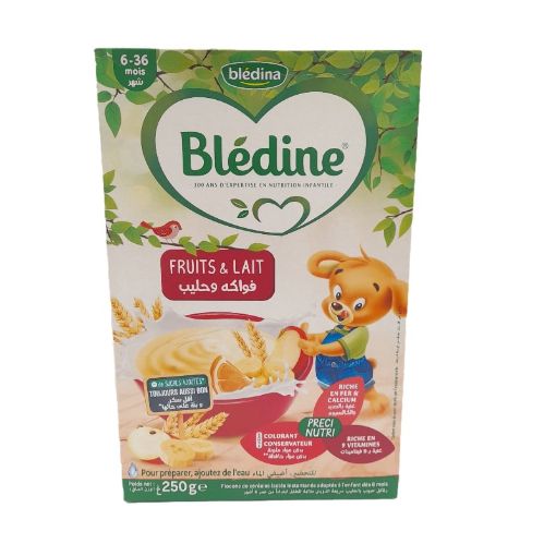 Picture of BLEDINA BLEDINE FRUITS ET LAIT 250G