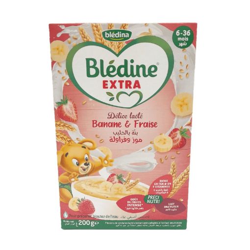 Picture of BLEDINA BLEDINE EXTRA LACTE BANANE FRAISE 200G