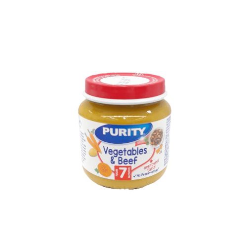 Picture of PURITY 2 INF JAR MEAL VEGETABLES BEEF 25ML