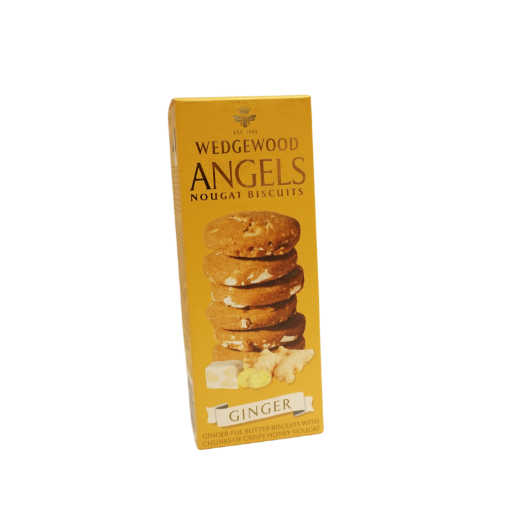 Picture of ANGELS NOUGATS BISCUIT GINGER 150G