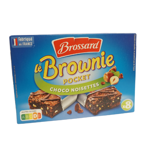 Picture of BROSSARD BOWNIES X 8 CHOCO NOISETTE