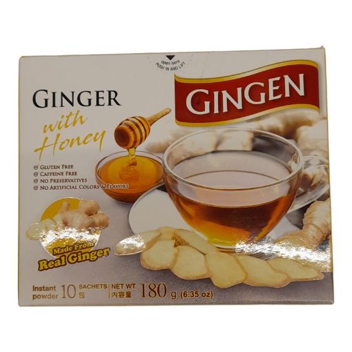 Picture of GINGEN INSTANT GINGER WITH HONEY 180G